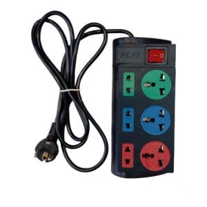 Multiprise Universelle Haute Capacité avec 3 Ports USB (Cordon 3m)
