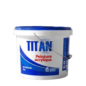 Peinture Intérieure TITAN (15 kg) – Blancheur Éclatante & Haute Couvrance