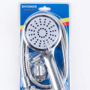 Kit de Douche Complet - Pommeau Large & Flexible Inox