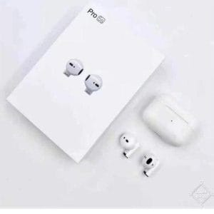 Écouteurs True Wireless Pro 6S – Bluetooth, Boîtier de Charge, Blanc