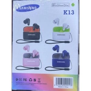 Écouteurs True Wireless Samsung K13 – Compatible iOS & Android, 4 Coloris