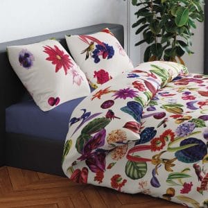 Parure de Lit "Jardin Tropical" – Douceur Florale & Éclat Moderne