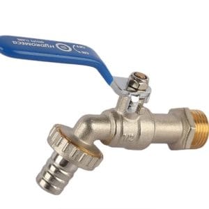 Robinet de Puisage Hydromeca 1/2" – Finition Nickelée & Levier Quart de Tour