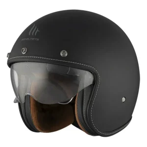 Casque Jet MT Casques Le Mans – L'Élégance Vintage & Sécurité Moderne