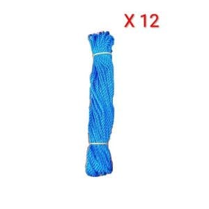 Lot de 12 Cordes en Polypropylène – Usage Polyvalent