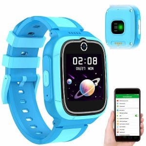 Smartwatch Enfant Connectée — Bleu Ciel