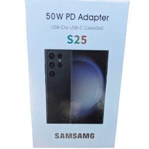 Chargeur Secteur 50W PD + Câble USB-C vers USB-C 5A – Haute Puissance