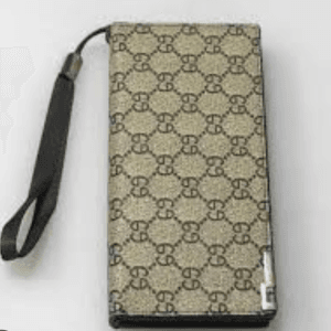 Portefeuille Clutch Motif Monogramme – Organisateur Luxe Grande Capacité