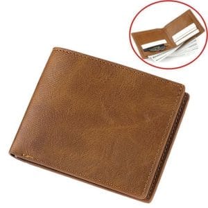 Portefeuille Homme Cuir Véritable Style Vintage – Compact, Solide & Élégant