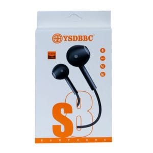 Écouteurs Filaire YSDBBC S8 – Qualité Hi-Fi, Hi-End Type avec Microphone Intégré