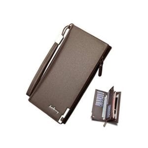 Portefeuille Long Baellerry Business & Casual – Cuir PU Premium avec Dragonne