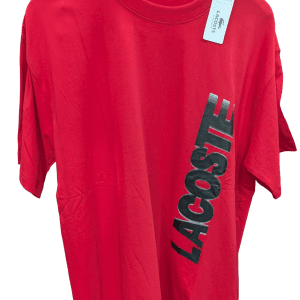 T-shirt Lacoste Rouge Vif — L'esprit sportswear audacieux au format XXL