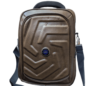 Sac Convertible 3-en-1 "Fashion Bag" – Similicuir Marron Vintage, Spécial Ordinateur & Voyage