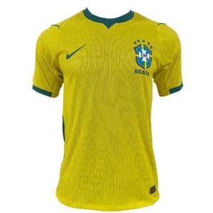 Maillot Domicile Brésil Nike – Jaune Canari / Vert Classique