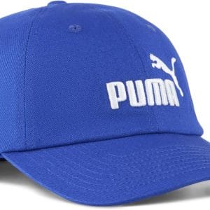 Casquette Puma Essentials Logo Brodé – Baseball Cap Coton Bleu Royal, Réglable Unisexe