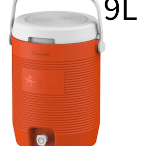 Glacière Fontaine Haute Performance – Capacité 9 Litres | Orange & Blanc