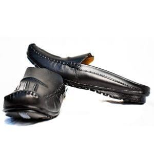 Mocassins babouche Classiques en Cuir Noir – Style Intemporel & Confort Absolu
