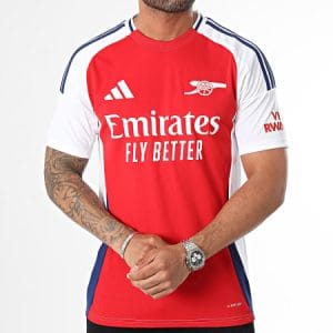 Maillot Domicile Arsenal FC Adidas –version pro Rouge & Blanc Authentic HEAT.RDY