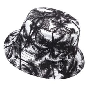 Bob "Mono Palms" – L'Élégance Graphique au Noir & Blanc